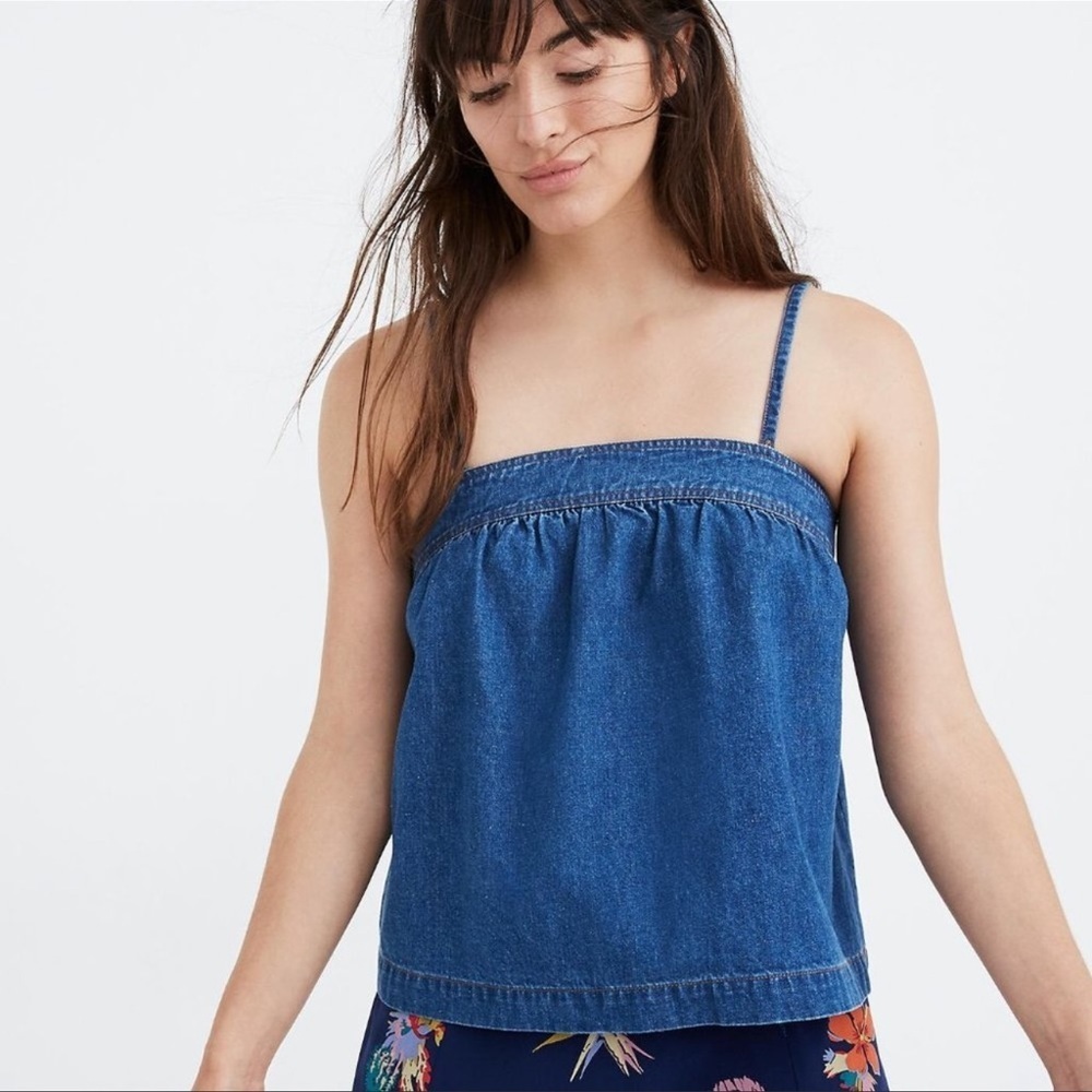 Madewell Indigo Denim Tank Top